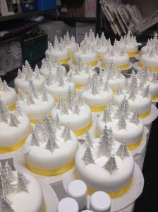 In the Kitchen - Christmas cakes for Selfridges